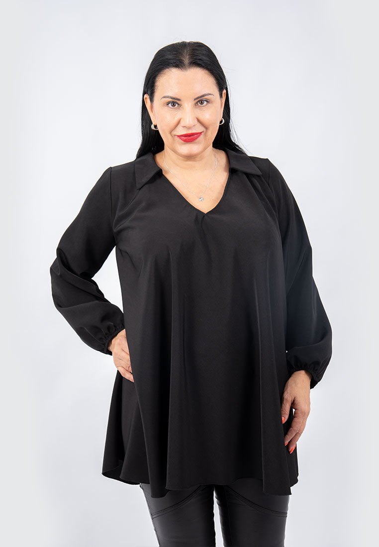 Bluza lunga neagra