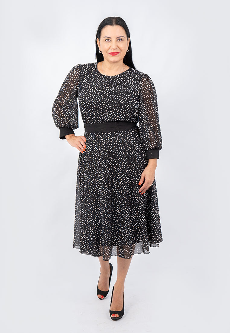 Rochie eleganta print buline