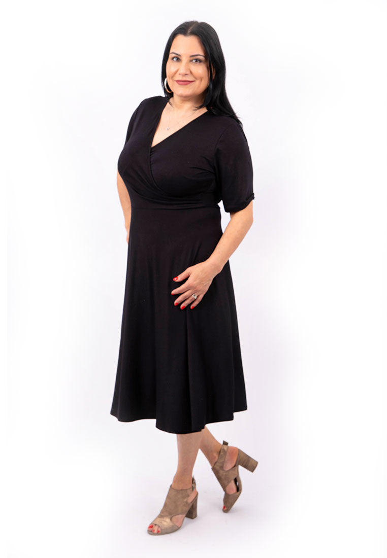 Rochie neagra moderna - Cod Articol: R520