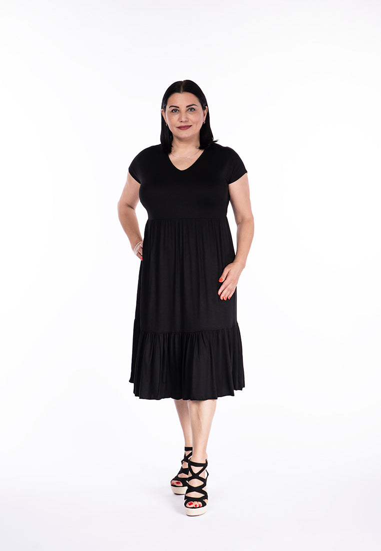 Rochie vaporoasa neagra- Cod: V102