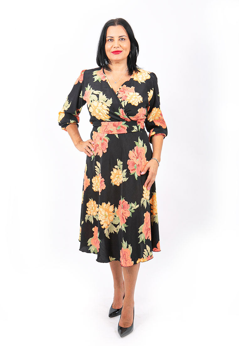 Rochie Orange Flower