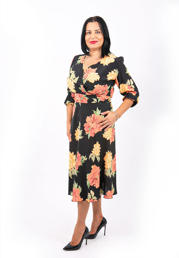 Rochie Orange Flower